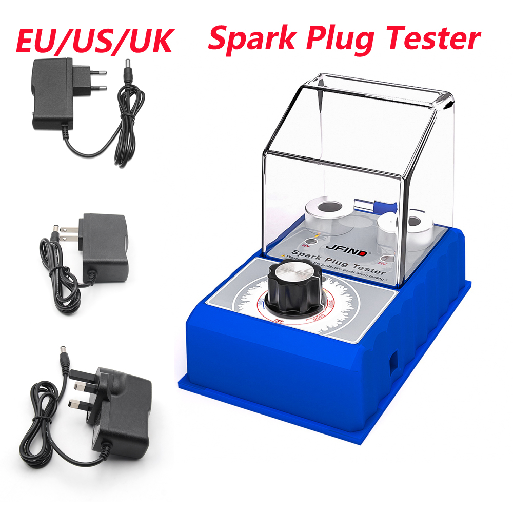 Motorcycle Spark Plug - オートバイスパークプラグテスター JFIND JF109 プロスパークプラグテスター検出器自動車エンジン点火コイルテスターデュアルホール 110V 220V