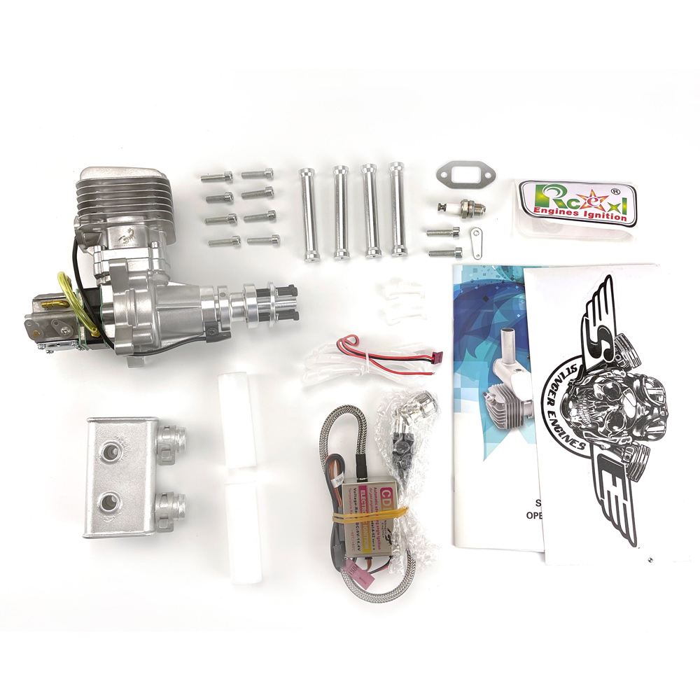 Motorcycle Cylinder - ブランドRCGF スティンガー 35CC REエンジン 35CCRE リアエキゾーストパイプ
