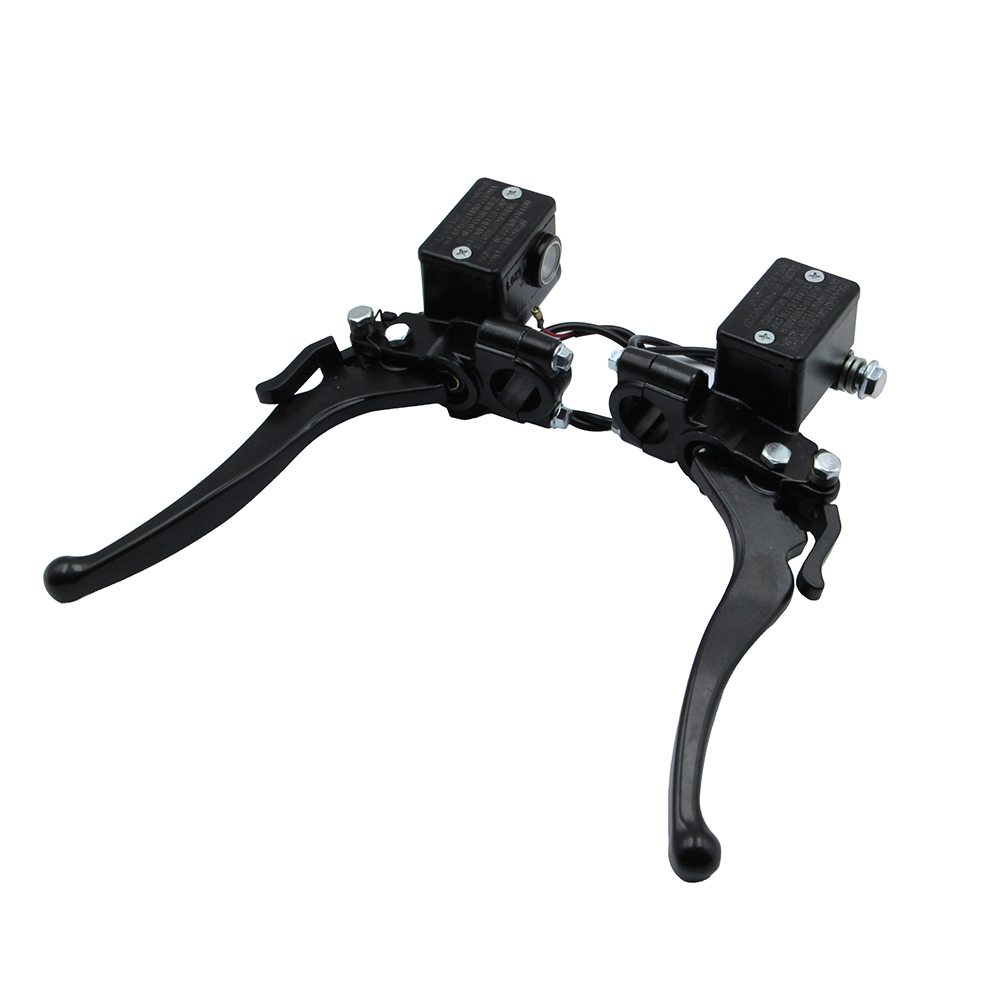 Motorcycle Piston - オートバイのフロントブレーキポンプマスターシリンダー油圧レバー電動 ATV バギークワッドゴーカート三輪車部品用パーキングロック付き