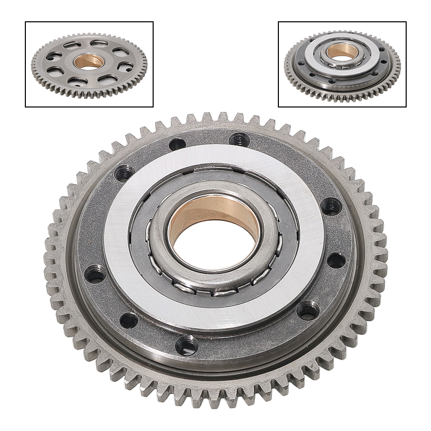 Motorcycle Starter Motor - BMW F650GS、R13、G650GS、R13、G650X、K15、F650CS、Scarver K14用、オートバイ用スターターモーター、ワンウェイクラッチ、OEM:12318524427