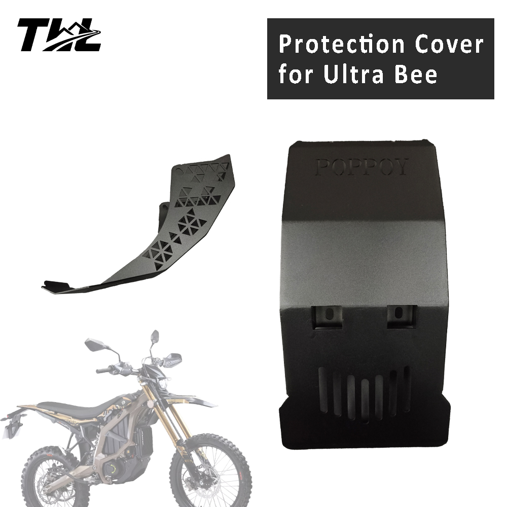 Engine Parts Motorcycle - オートバイ下部エンジンカバーパーツプロテクター Sur-Ron Ultra Bee用 高強度ステンレス鋼保護カバーガードシールド