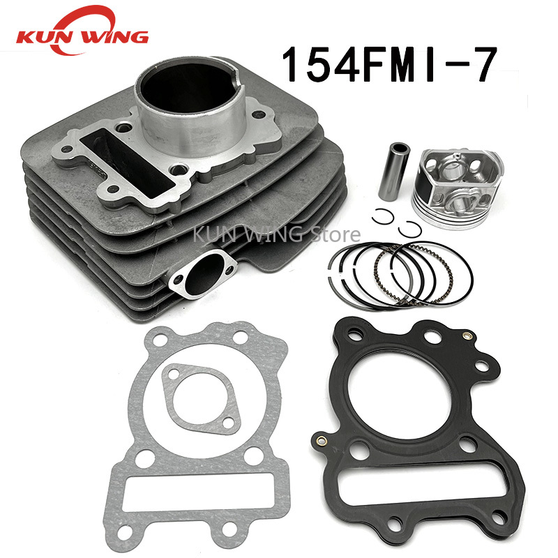Motorcycle Piston - ベンelli用シリンダーピストンキット、モーターサイクルパーツ、54mmボア、BJ125-3 tnt 125 tnt125 154fmi-7