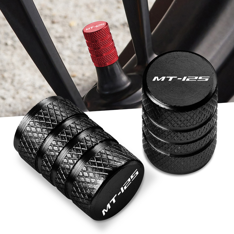 Motorcycle Valve Cover - CNCタイヤバルブエアポートカバー,オートバイアクセサリー,ヤマハMT-125,mt125,mt 125, 2014, 2015, 2018, 2019,