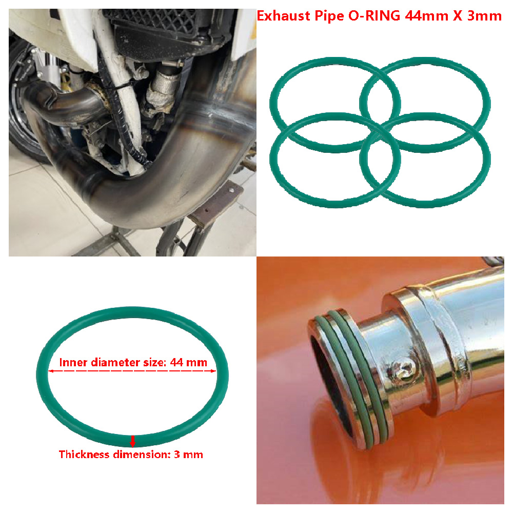 Motorcycle Gasket - オートバイの排気管マニホールドガスケット 44 ミリメートル × 3 ミリメートルバイトン