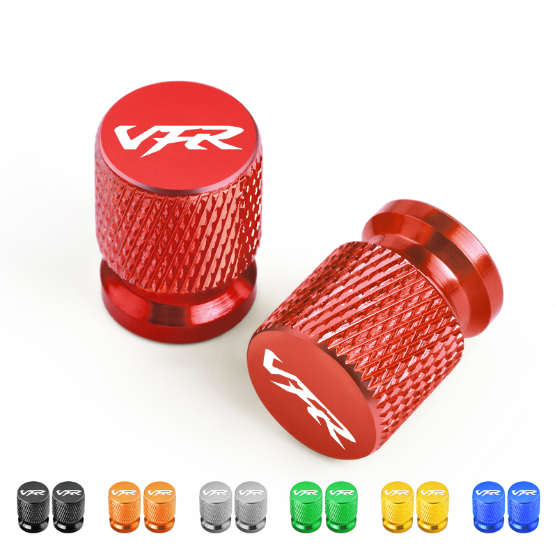 Motorcycle Valve Cover - 2 個オートバイホイールタイヤバルブカバーキャッププラグ CNC VFR 800 VFR800