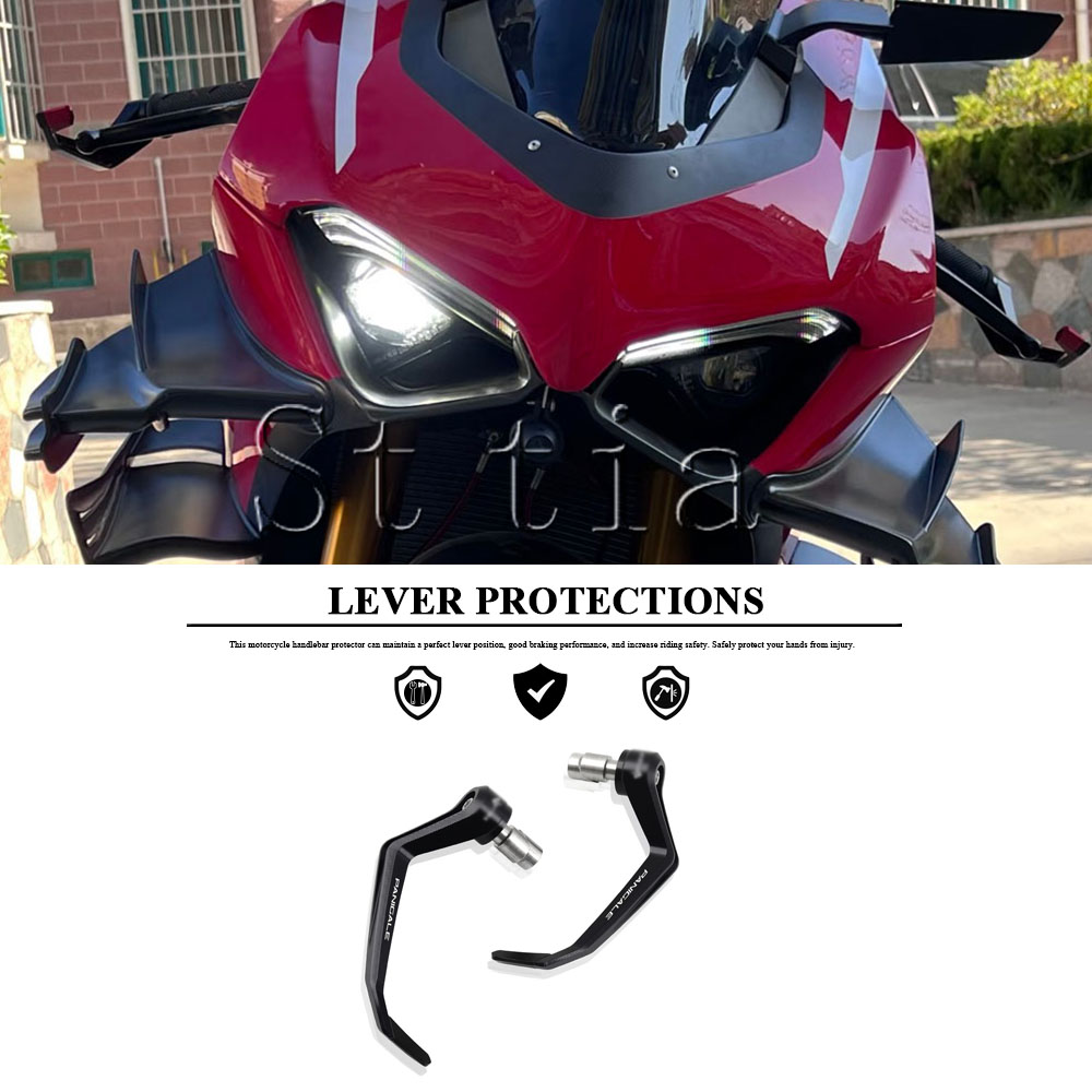 Motorcycle Clutch - 新しいパニガーレ V4 V4S SP2 オートバイ弓ガードブレーキクラッチハンドガードドゥカティパニガーレ V4