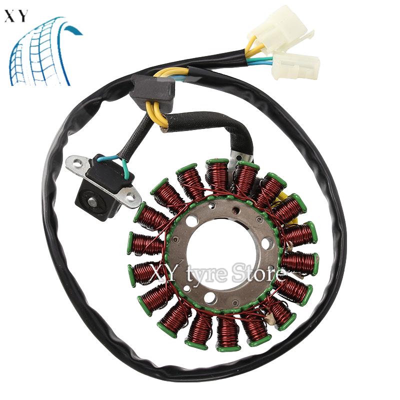 Motorcycle Stator - 新しい経済的で実用的な125cc発電機用オートバイステーターコイル18段ステーターコイルアセンブリ