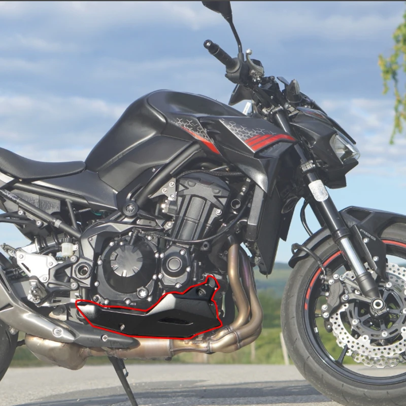 Engine Parts Motorcycle - 2025年新型Z900バイクパーツ エンジンベリーパン ロアスポイラー プロテクションフェアリング Z-900 カワサキZ900