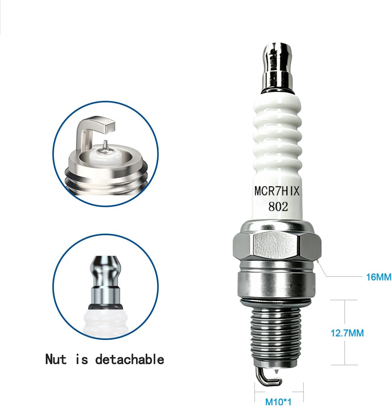 1～4個入り オリジナル良質イリジウム製バイク用スパークプラ - Motorcycle Spark Plug のレビューと価格