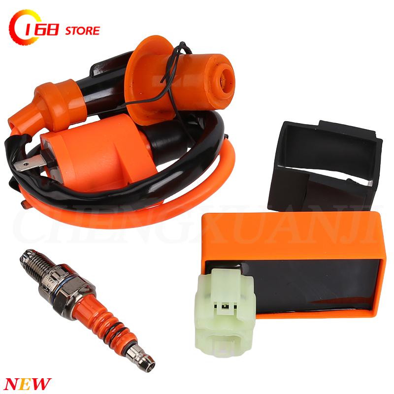 GY6 50cc 125cc 150cc バイクアクセサリー - Motorcycle Spark Plug のレビューと価格