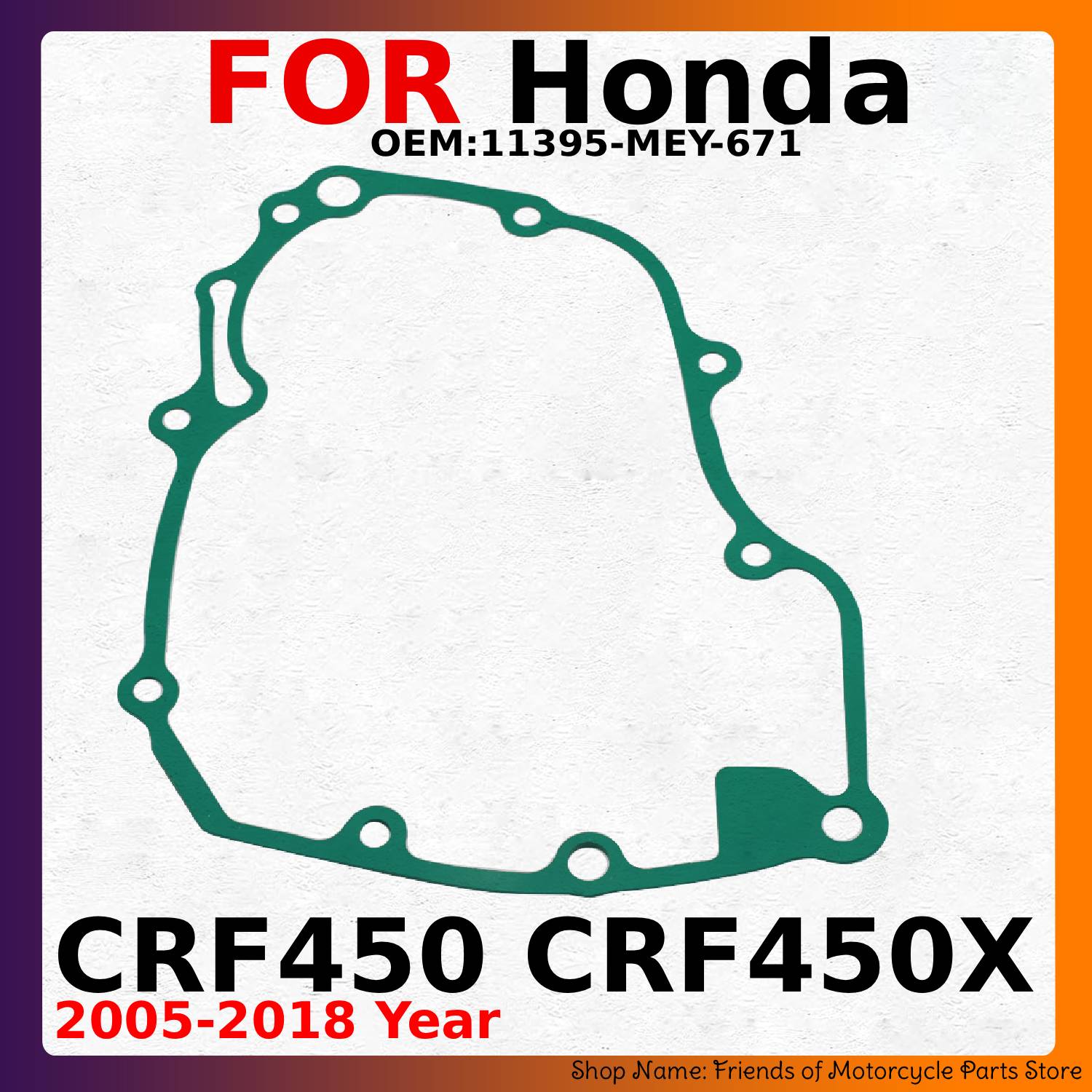 オートバイステータ磁気発電機カバーガスケットホンダ CRF4 - Motorcycle Stator のレビューと価格