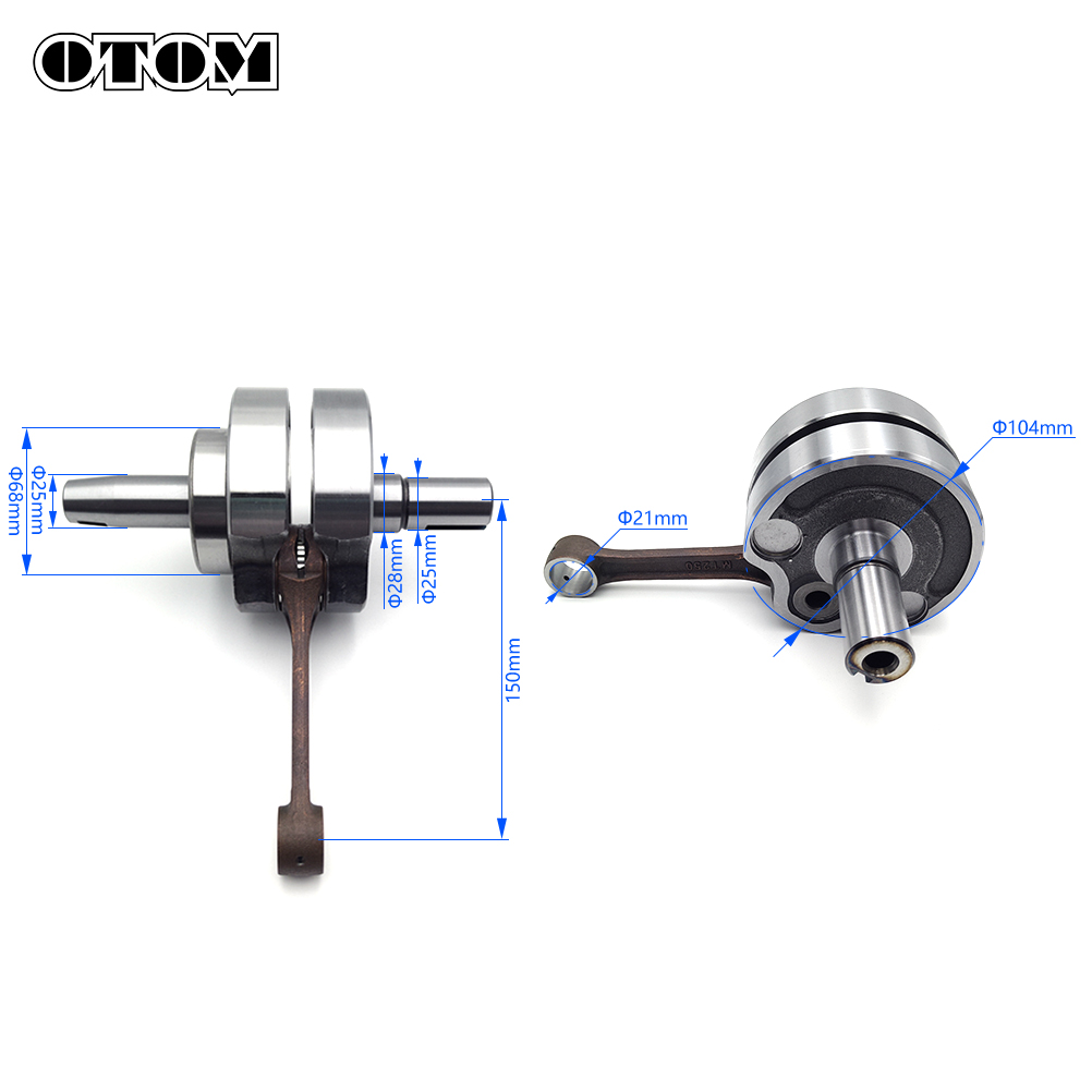OTOM DT230 MT250 オートバイクランクシャフト - Motorcycle Crankshaft のレビューと価格