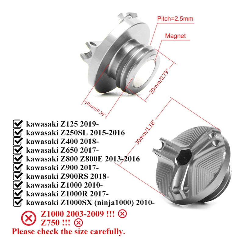 2026 カワサキ Z900 RS Z650 Z500 Z4 - Motorcycle Oil Filter のレビューと価格