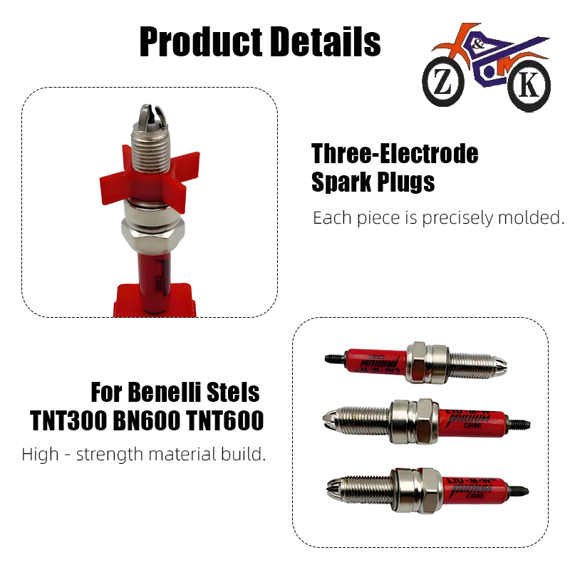 1 個 CR8E 3 電極 EFI オートバイ Lridiu - Motorcycle Spark Plug のレビューと価格