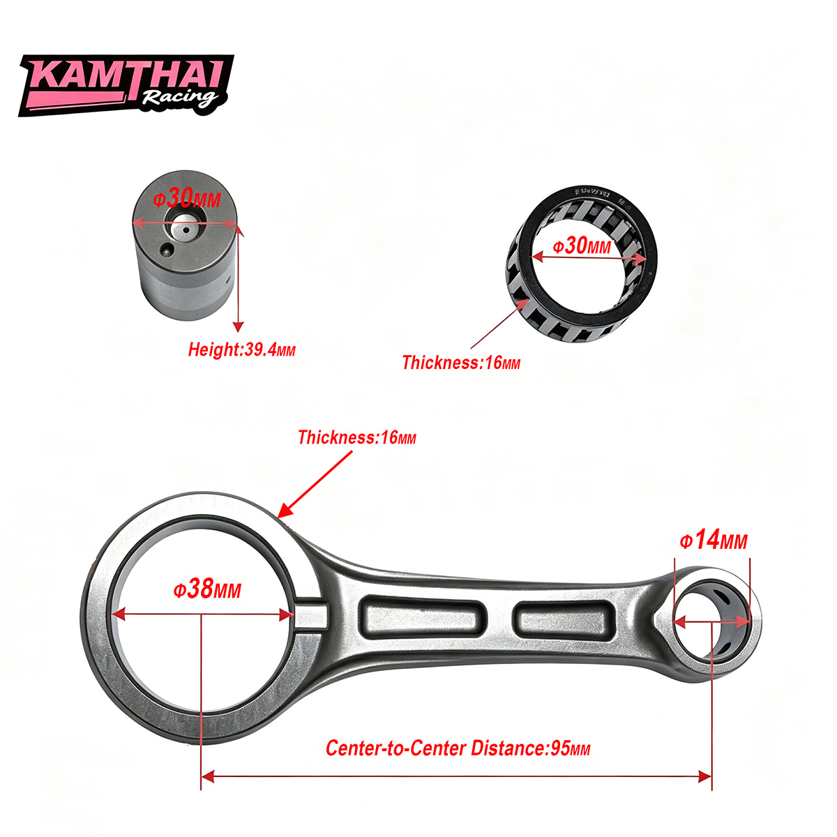 KAMTHAI製 CNC加工クランクシャフト、コネクティング - Motorcycle Crankshaft のレビューと価格