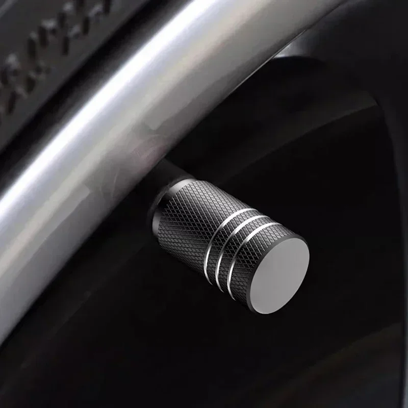 4 個車のタイヤバルブステムキャップローレットスタイルタイヤ - Motorcycle Valve Cover のレビューと価格